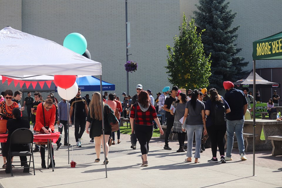 CNC students are back on campus, as the college begins it's 50th year. (via Hanna Petersen) 