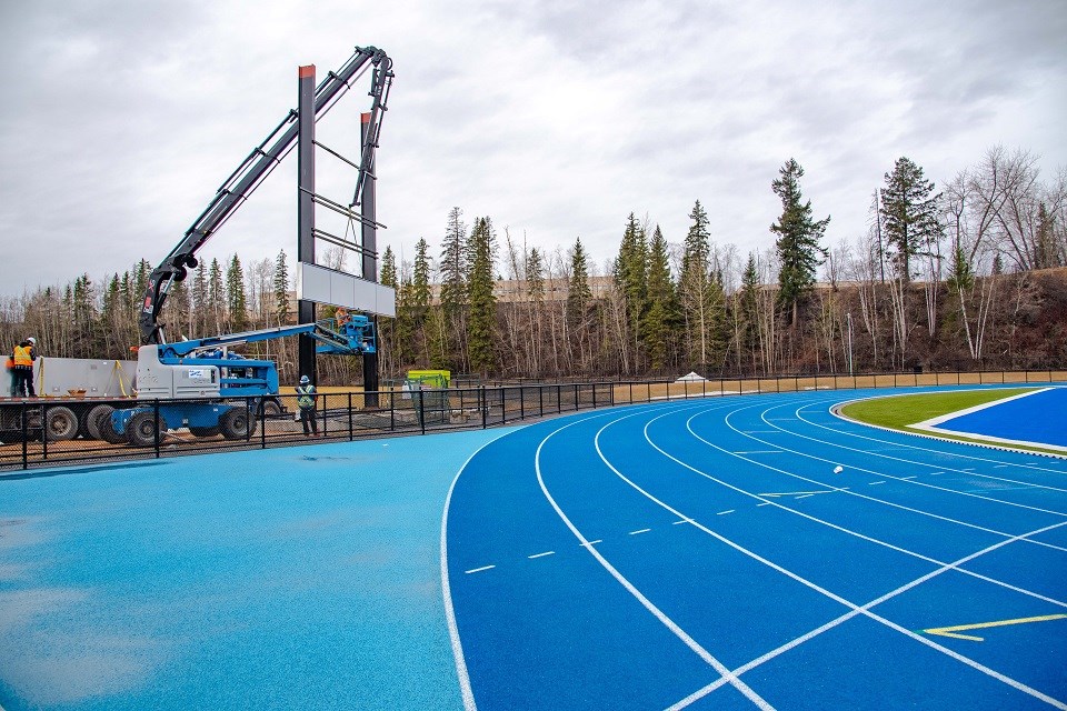 Masich Place Stadium - scoreboard April 17, 2020