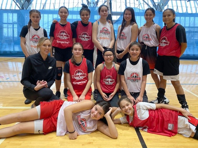 Team BC Basketball U14 female NAIG 2020