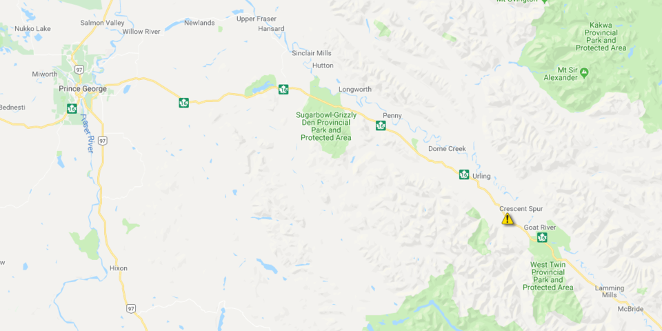 Highway 16 vehicle fire - June 1, 2019