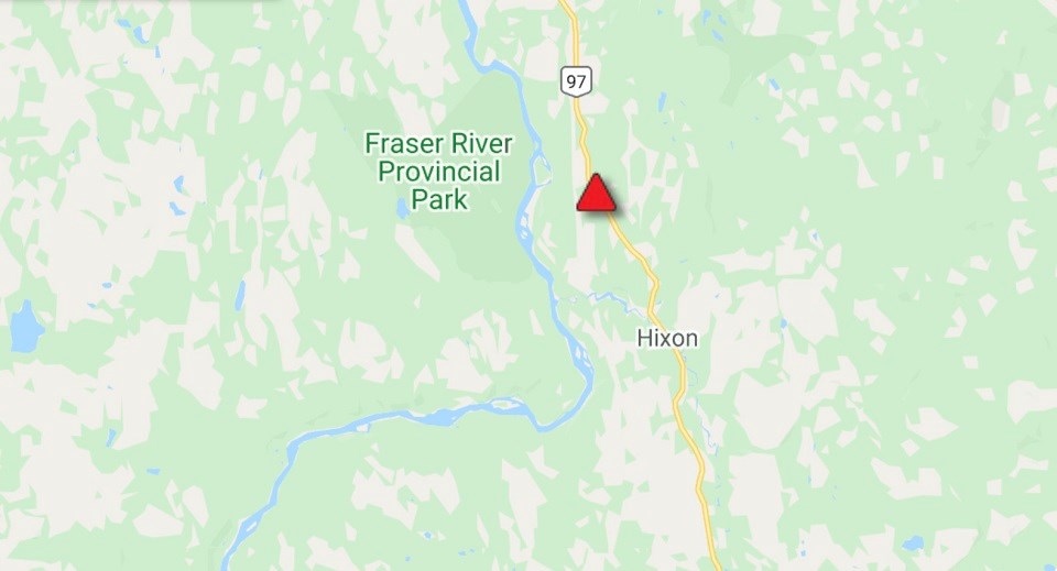 Highway 97 collision Hixon Prince George - April 29, 2021