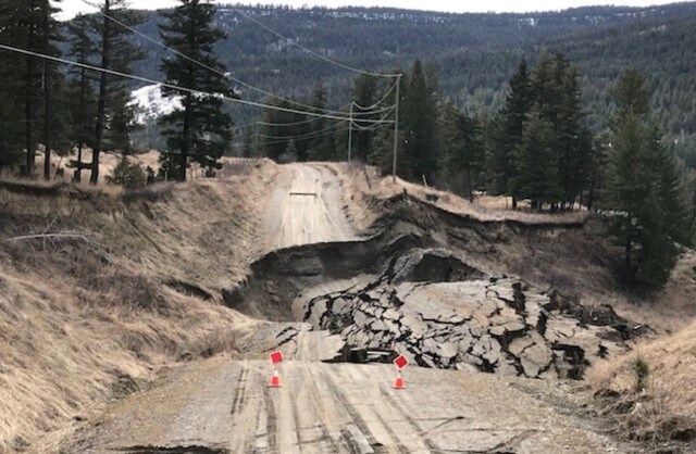 Mudslide - Williams Lake - March 30, 2020