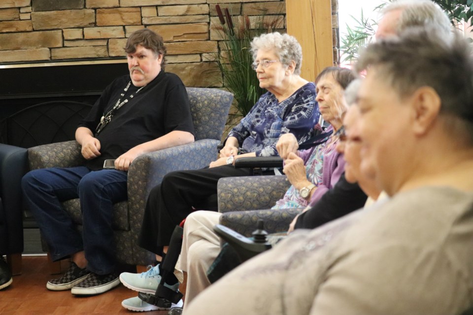 Prince George residents from the Gateway Lodge, a place for aging seniors in need of assisted living (via Kyle Balzer)