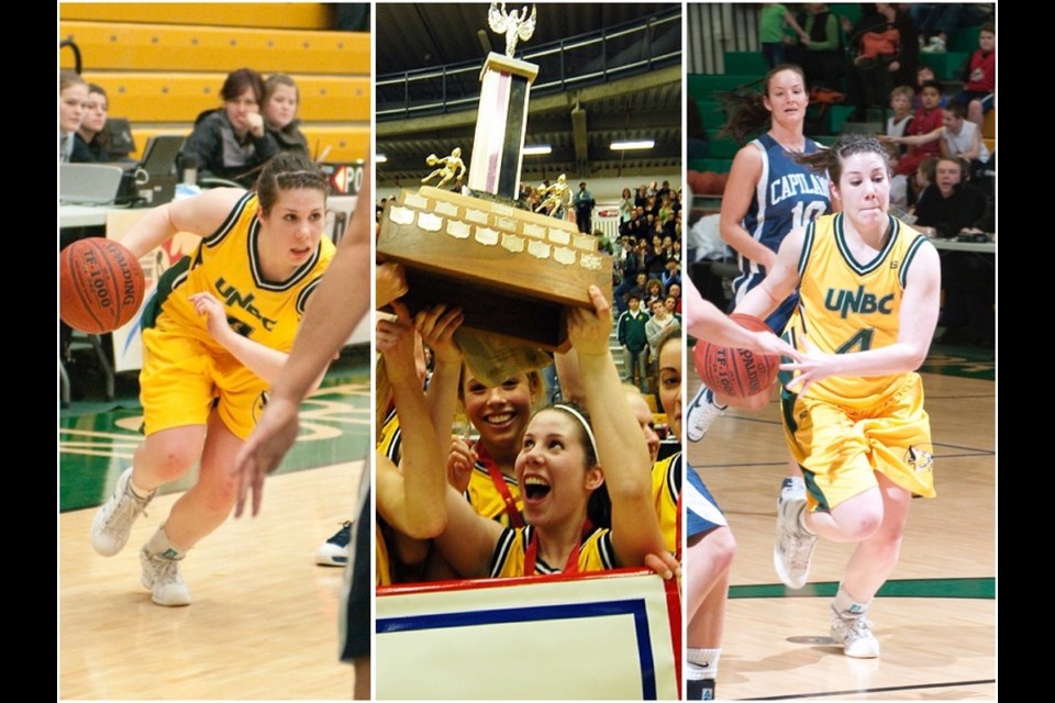 Jaclyn Nazareno's talent has been remembered for more than a decade and is now enshrined in the UNBC Timberwolves Wall of Honour.