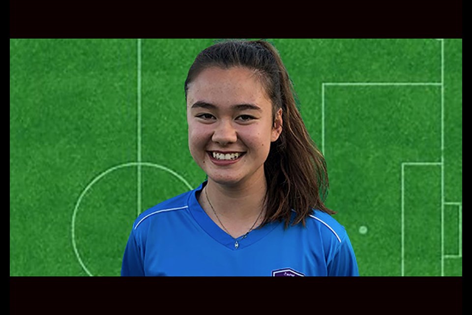 Kaya Oro Martin, player for UNBC and Vancouver Island FC in the Women's Premier Soccer League (via Vancouver Island FC)