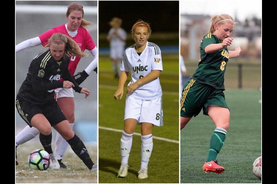 Prince George's Madison Emmond left her mark with her hometown UNBC women's soccer team, so much so that she's now a member of the Timberwolves' Wall of Honour.
