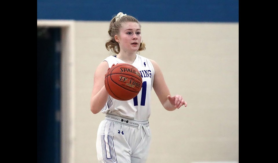 Red Deer's Taylor Blais has committed to playing for the UNBC Timberwolves women's basketball team for 2021-22.