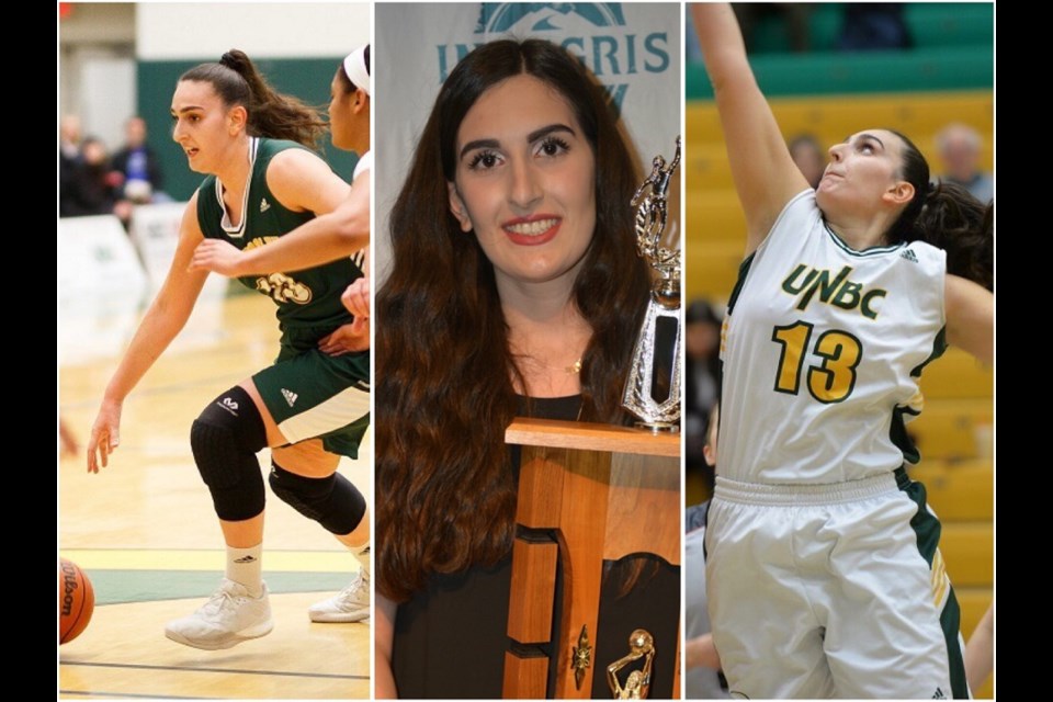 Vasiliki Louka was a dynamic presence on the court for UNBC women's basketball between 2014 to 2019. She's now part of the 2021 inaugural class for the Timberwolves Wall of Honour.