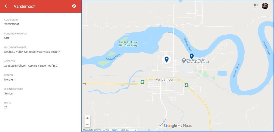 Vanderhoof seniors dementia housing - Feb. 26, 2021