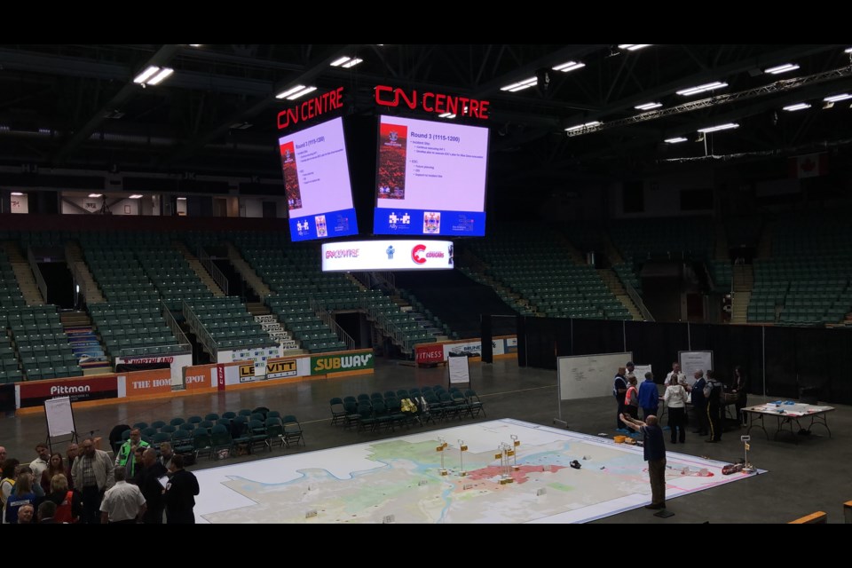 The 2019 Prince George wildfire emergency training session took place at the CN Centre on May 17 (via Kyle Balzer)