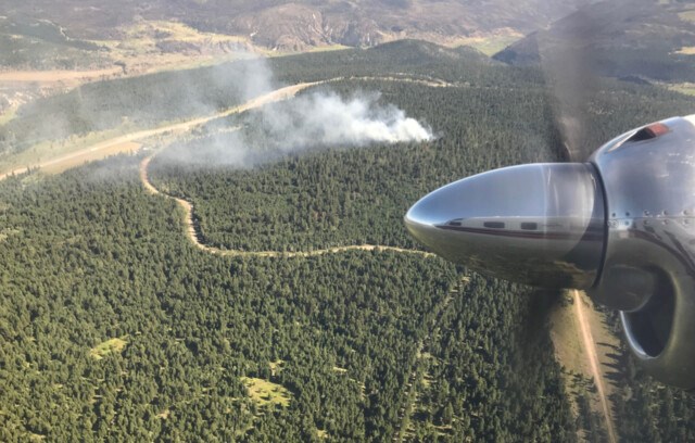 Clinton wildfire - August 2020