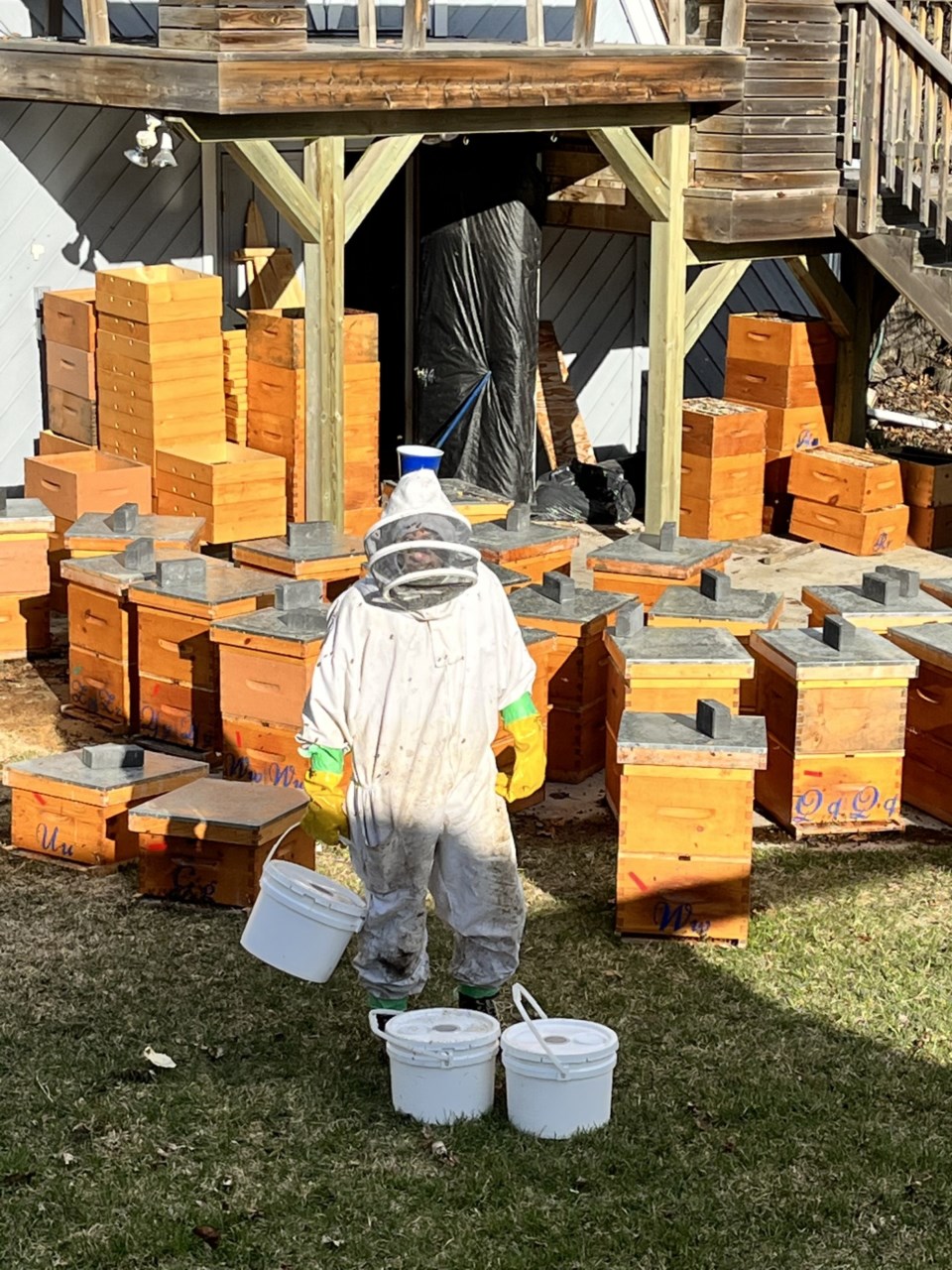Prince George beekeeper community flowering