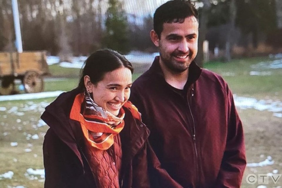 Grace Dove and Joe Syme, sibling duo from Prince George, are seen here during Amazing Race Canada Season 11 premiere as they hear the news that they are in 10th place and saved from elimination during the show that aired Tuesday, July 8 on CTV.