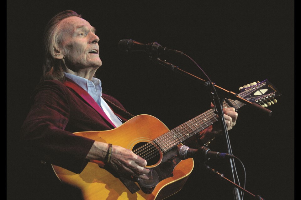 Gordon Lightfoot performs at CN Centre in Prince George in 2011.