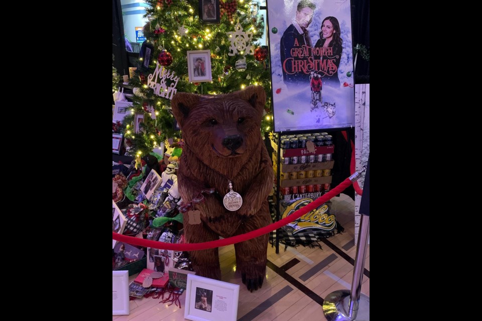 Here is Isabel Stratton's latest chainsaw carving. Luther, who is made of Western Red Cedar and stands four feet tall, is on display at the Festival of Trees at the Civic Centre until Dec. 5.