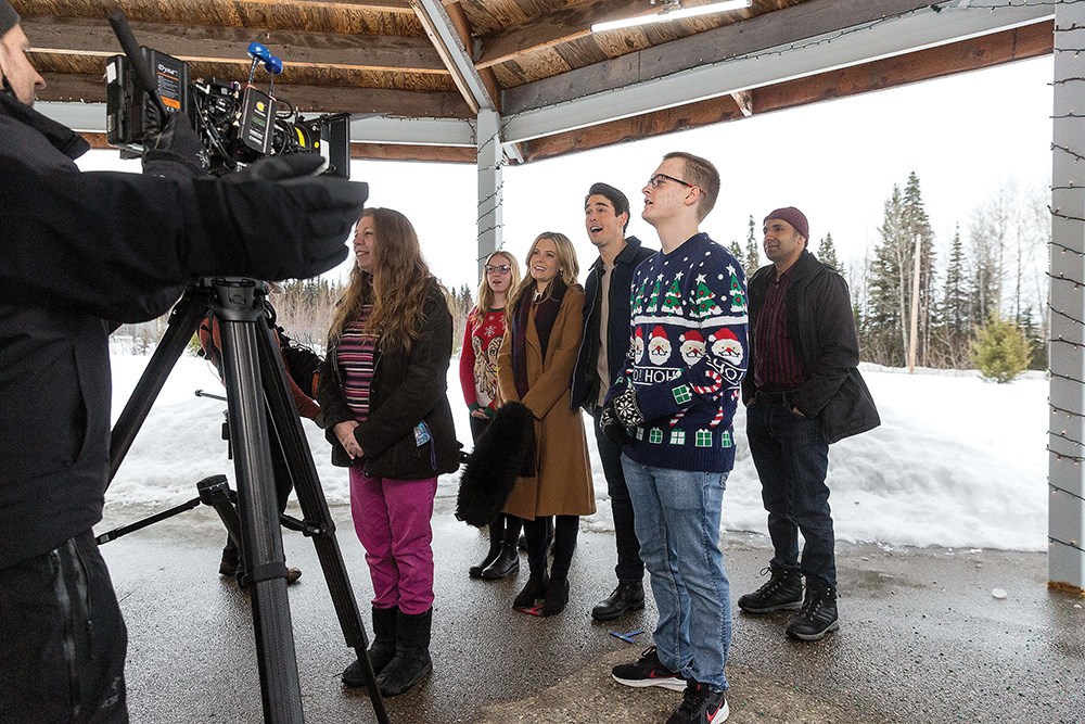 Exclusive On the set of Meeting Mr. Christmas movie filmed in Prince