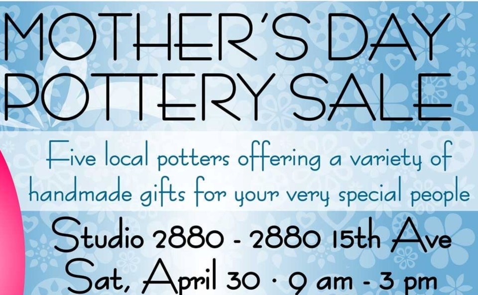 Pop Up Pottery Sale Saturday