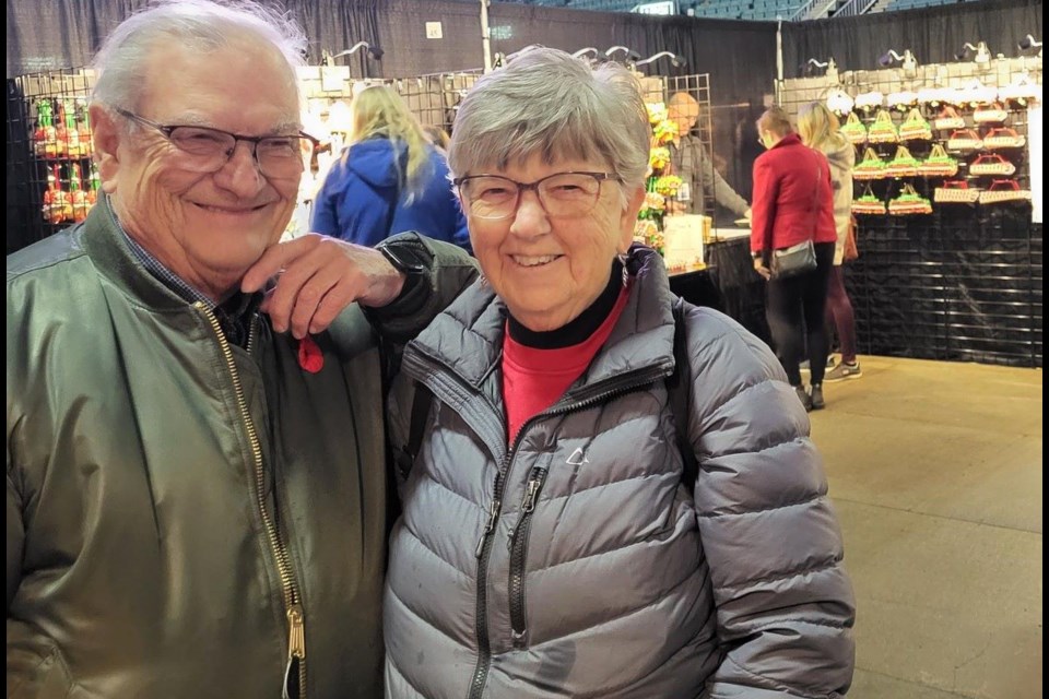 Robert Frederickson and Heike Wrobbel were at the 47th annual Studio Fair exploring what the more than 300 vendors had to offer Friday afternoon at CN Centre.
