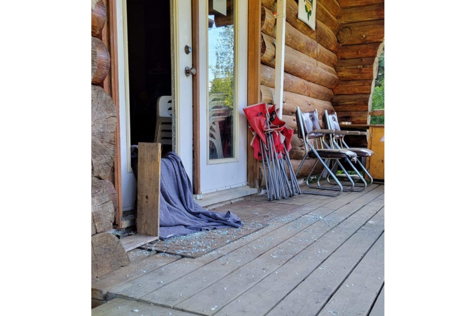 Scout Camp cabin damage