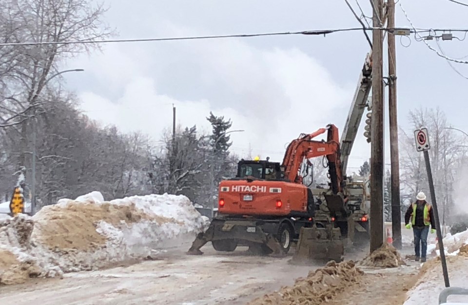 Water main break 1