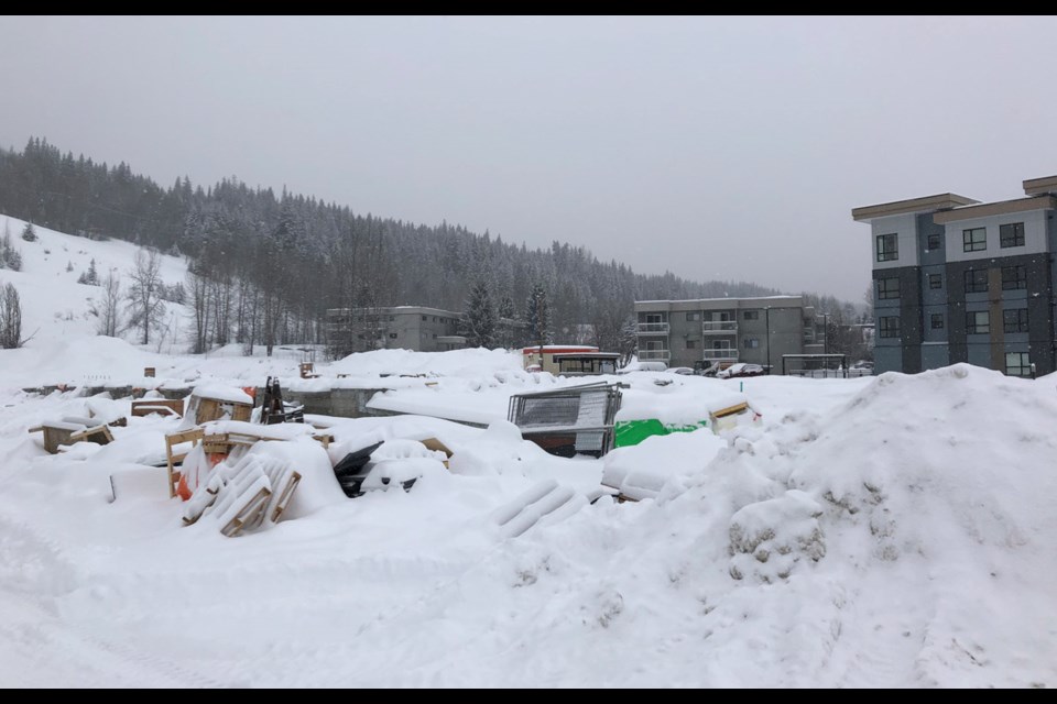 A 67-unit apartment building under construction at 1755 Foothills Blvd. was the highest-value building permit issued by the City of Prince George in 2021, at $20.64 million.