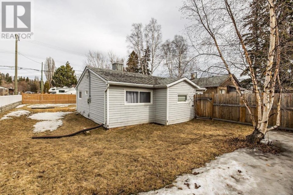 This house is located at 1126 20th Avenue and is the cheapest house on the market right now in Prince George and costs $199,000.