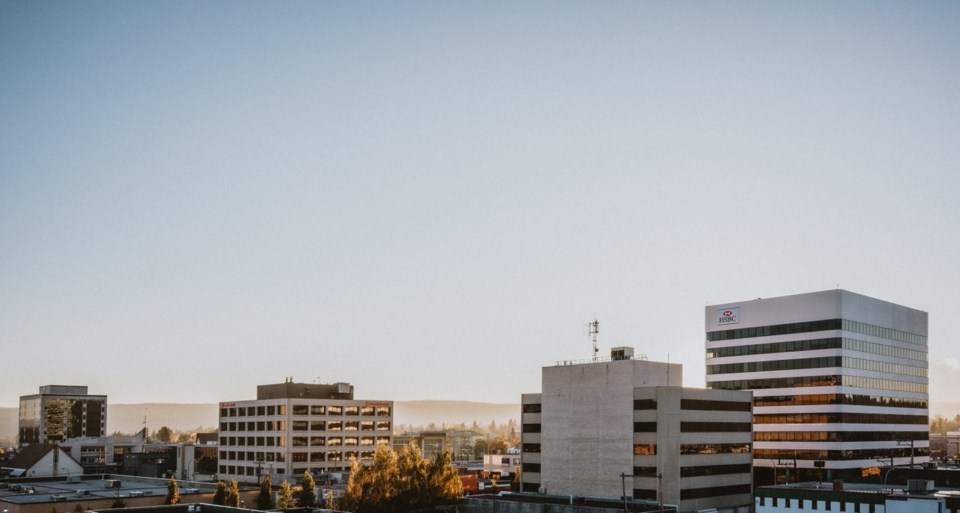 Downtown Prince George skyline