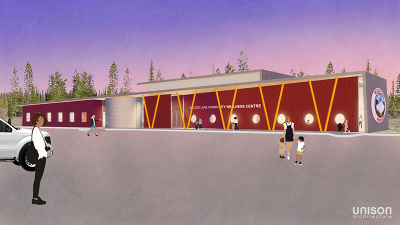 A rendering of the health and community wellness centre
