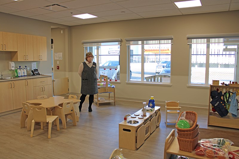 The infant and toddler room at the YMCA Park House Care and Early Learning Centre. 