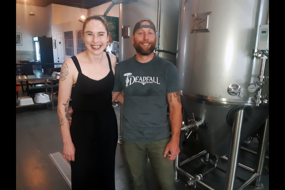 Deadfall Brewing Company owners Erin and Brandon Baerwald opened their craft brewery/taproom at 1733 Nicholson St., in June.