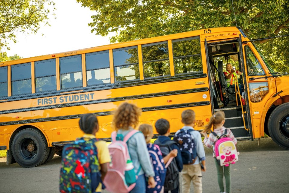 First Student school bus