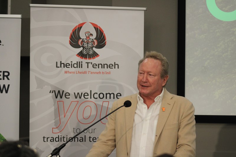 Fortescue's chiarman and founder Dr. Andrew Forrest speaks about the project and climate change. 