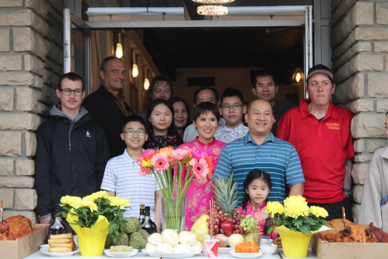 Friends and family came together to open the restaurant on October 9. 