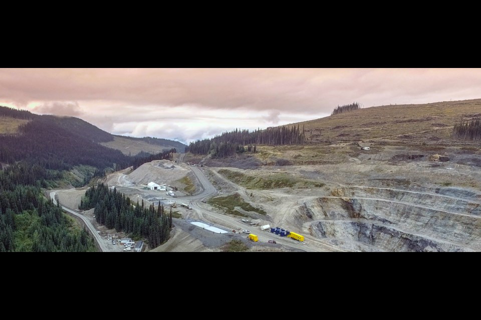 This is the site of the former Kinross Quesnel River mine, where gold ore extracted from the Cariboo Gold mine near Wells will be sorted.