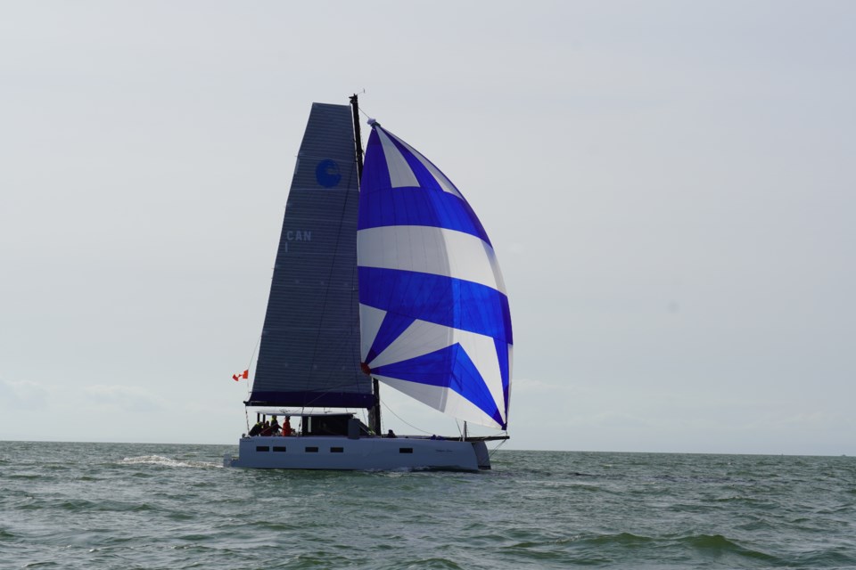 Prince George entrepreneur Simon Angus plans to utilize the local labour force to create a boat-building industry in the city's downtown core. The high-tech sailing yachts he wants to build are self-sustaining, using electric power, and will be transportable on rail in a 40-foot shipping container.                       