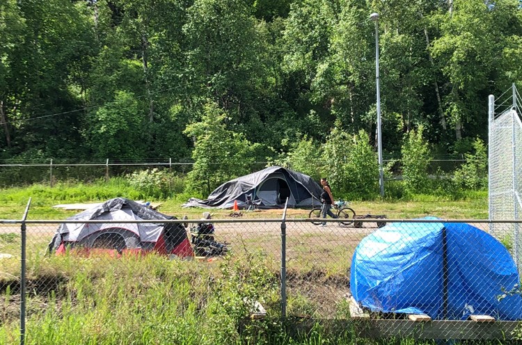17 Homeless camp