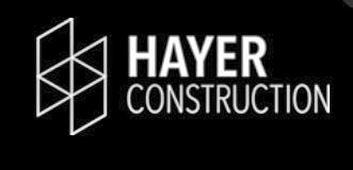 Hayer Construction logo by Kimberly Hayhurst.