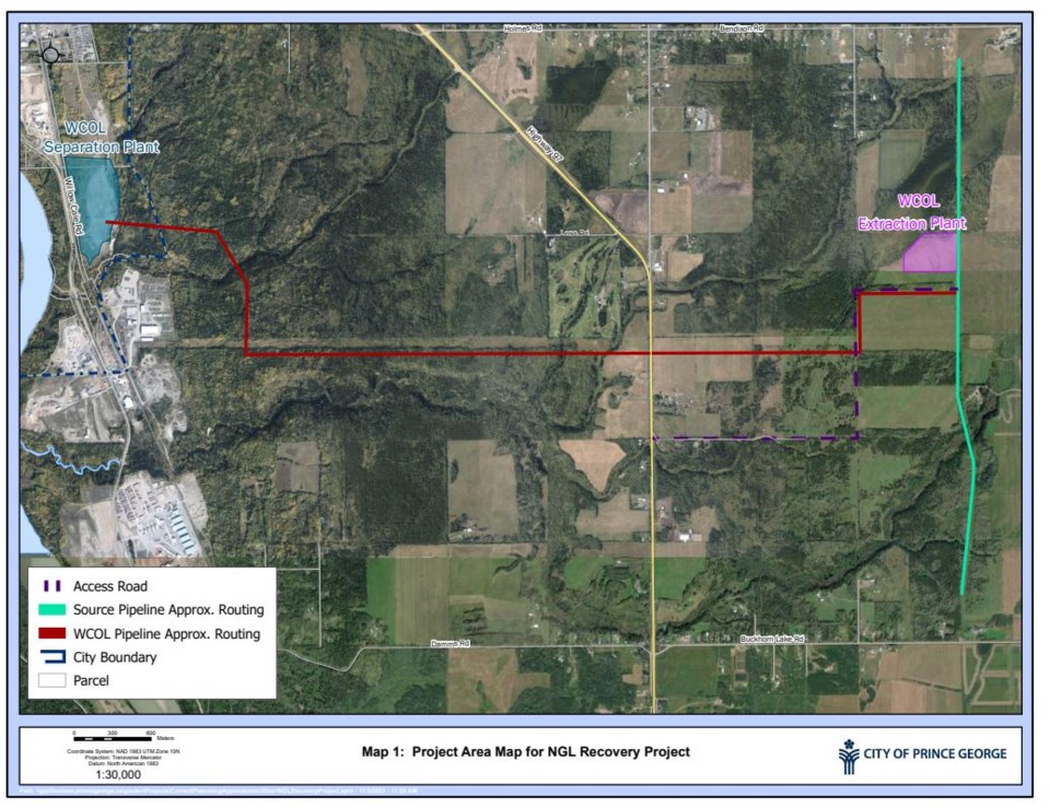 NGL Recovery Project Map