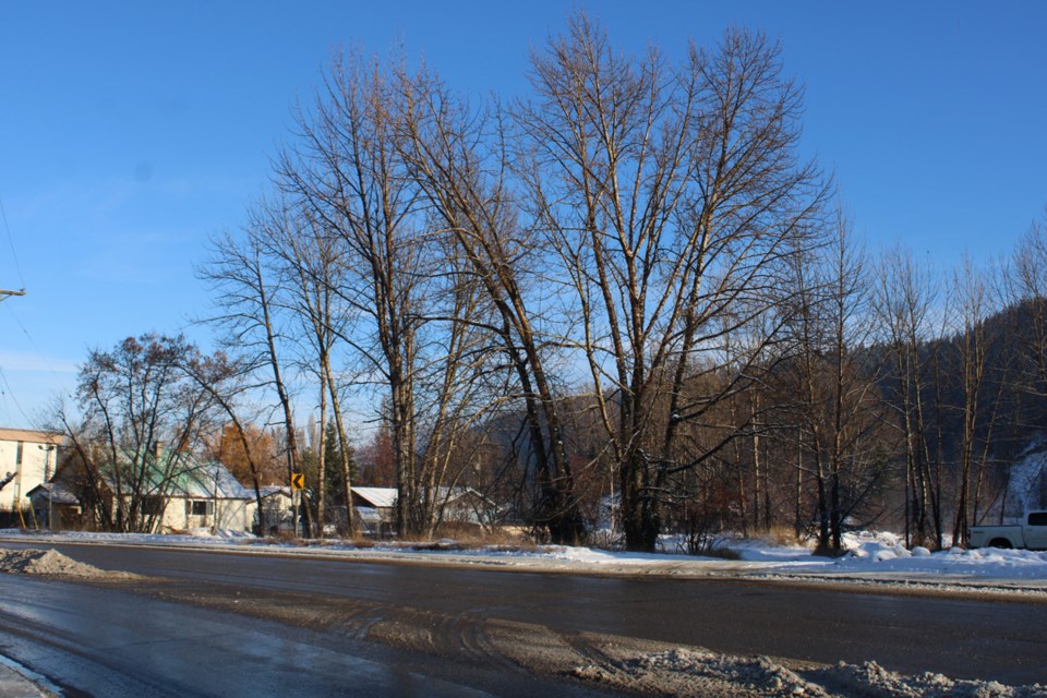 The site of a proposed 'apartment hotel' development  on Queensway is seen on  Tuesday.