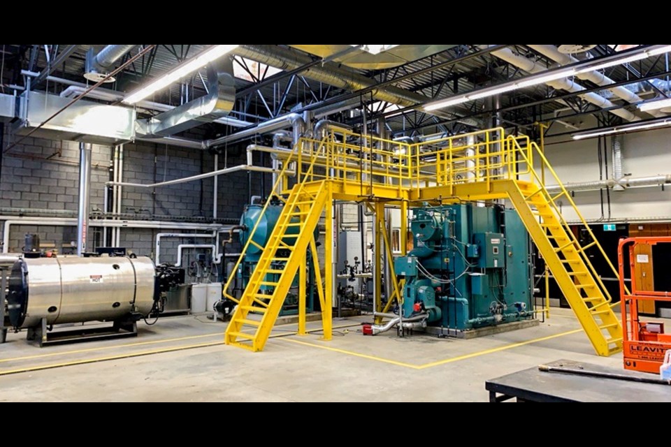 A section of the new trades wing. 