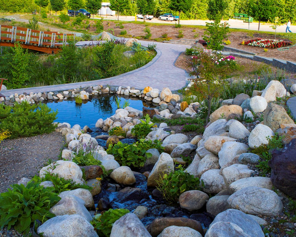 David Douglas Top of water feature web