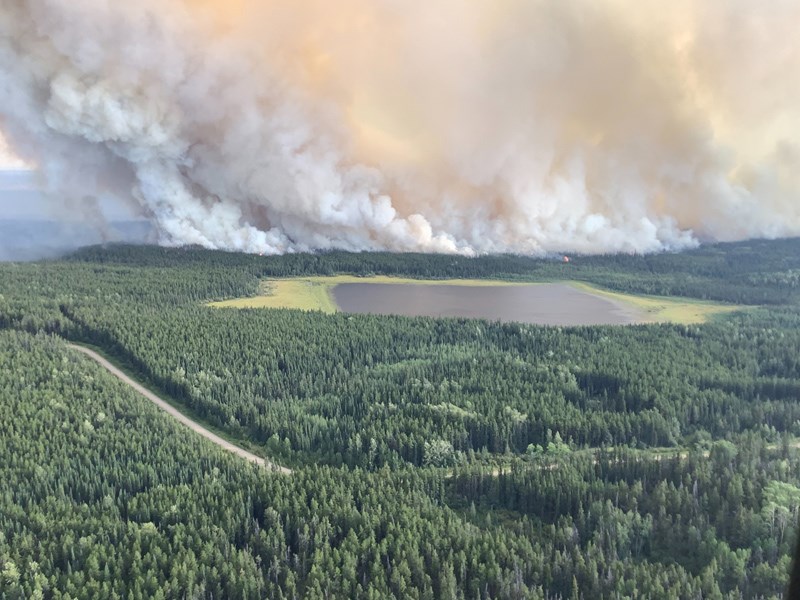 Bearhole Lake Wildfire  Sept 2 smaller