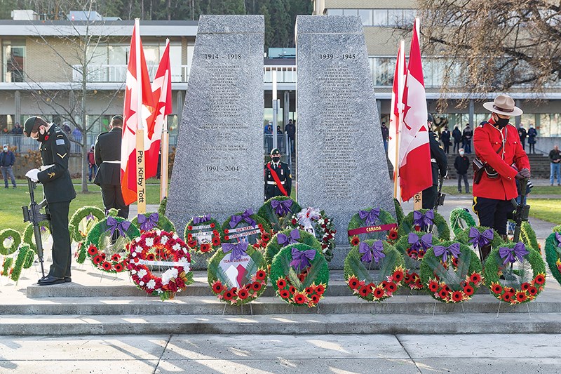 2021 Remembrance Day ceremony Nov 11/21 16