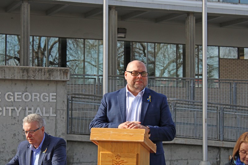 Doherty speaking Ukraine signing