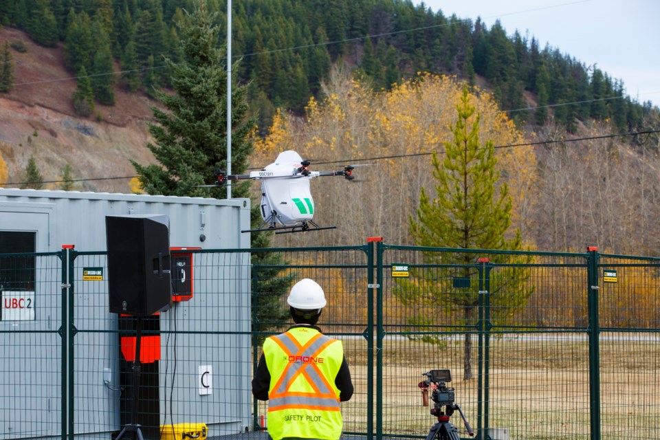 Drone landing at Stellat’en First Nation