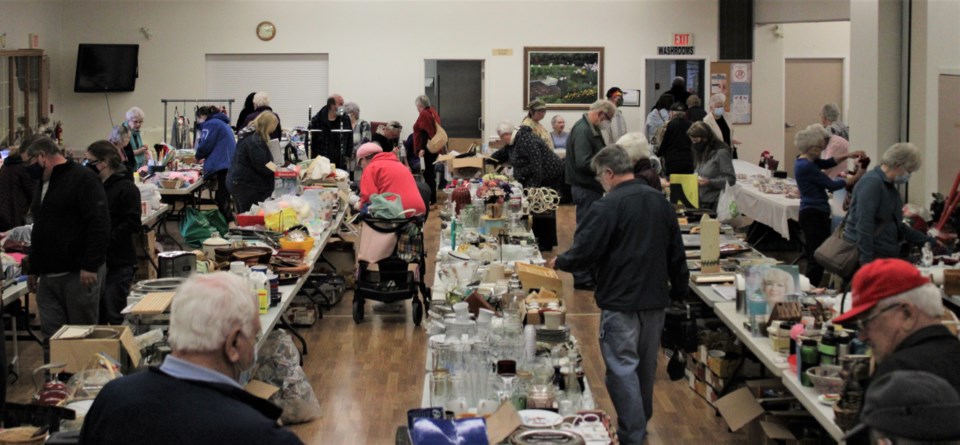 ECRA garage sale in action
