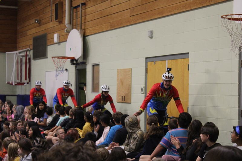 Tour de North Cops for Cancer kicked off with a special event at Heritage Elementary school in Prince George. 