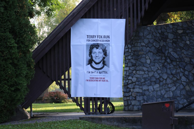 The annual Terry Fox Run took place at Lheidli T'enneh Memorial Park. 