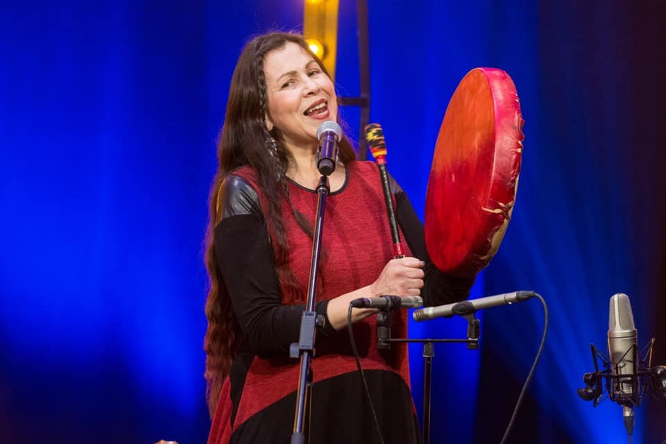 Kym Gouchie performs at Coldsnap