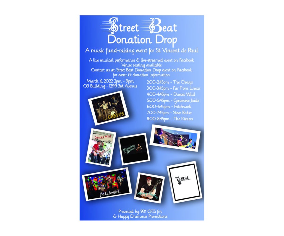 Street beat donation drop